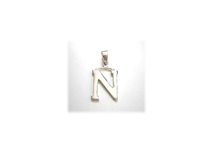 Rhodium Plated | Alphabet Pendants